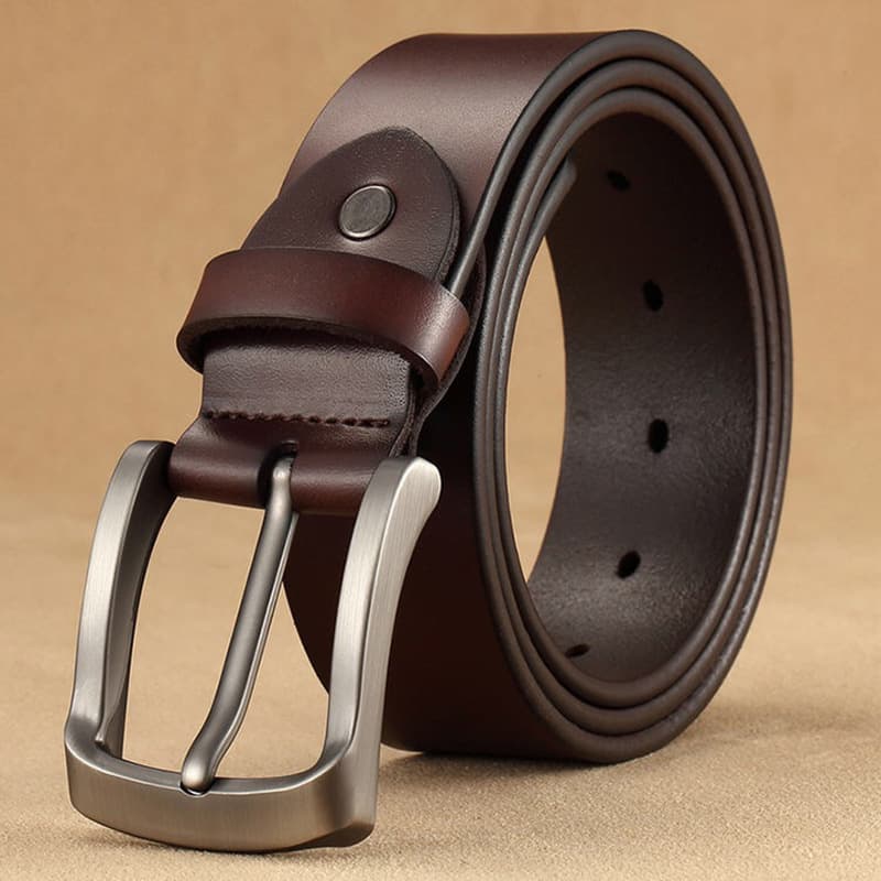 Men's Belts Men's Retro Pin Buckle Daily Buckle Belt Men Belt Men's Belt Genuine Leather Pants Belt