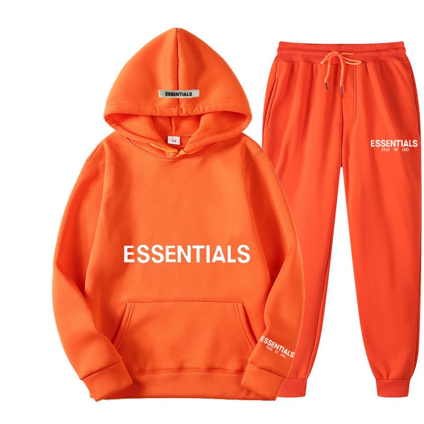 HY Sports Print Double Thread Essentials New Set Chest Couple Sweat à capuche