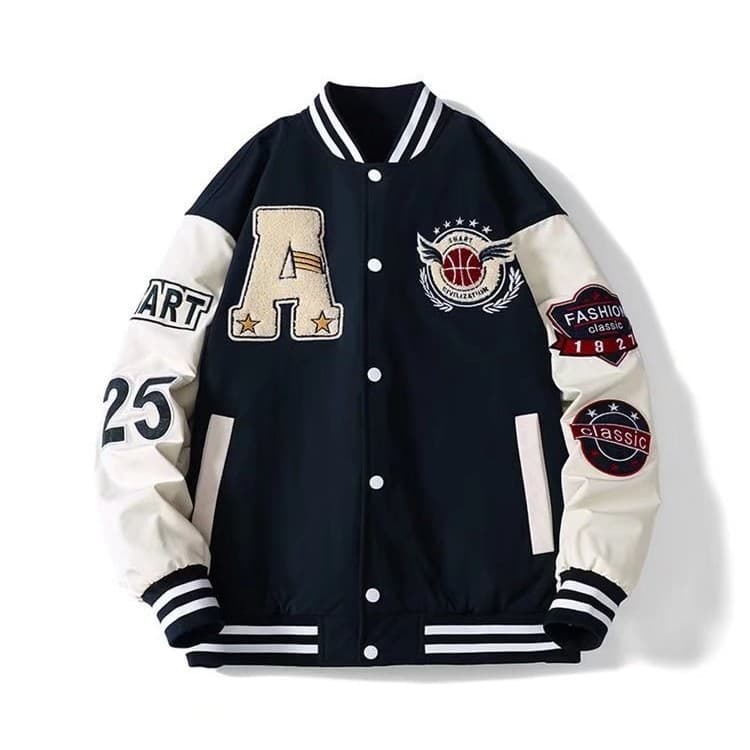 Vintage Baseball Cardigan Jacket For Men – Retro Style Zip-Up Sweater | Casual & Versatile Outerwear