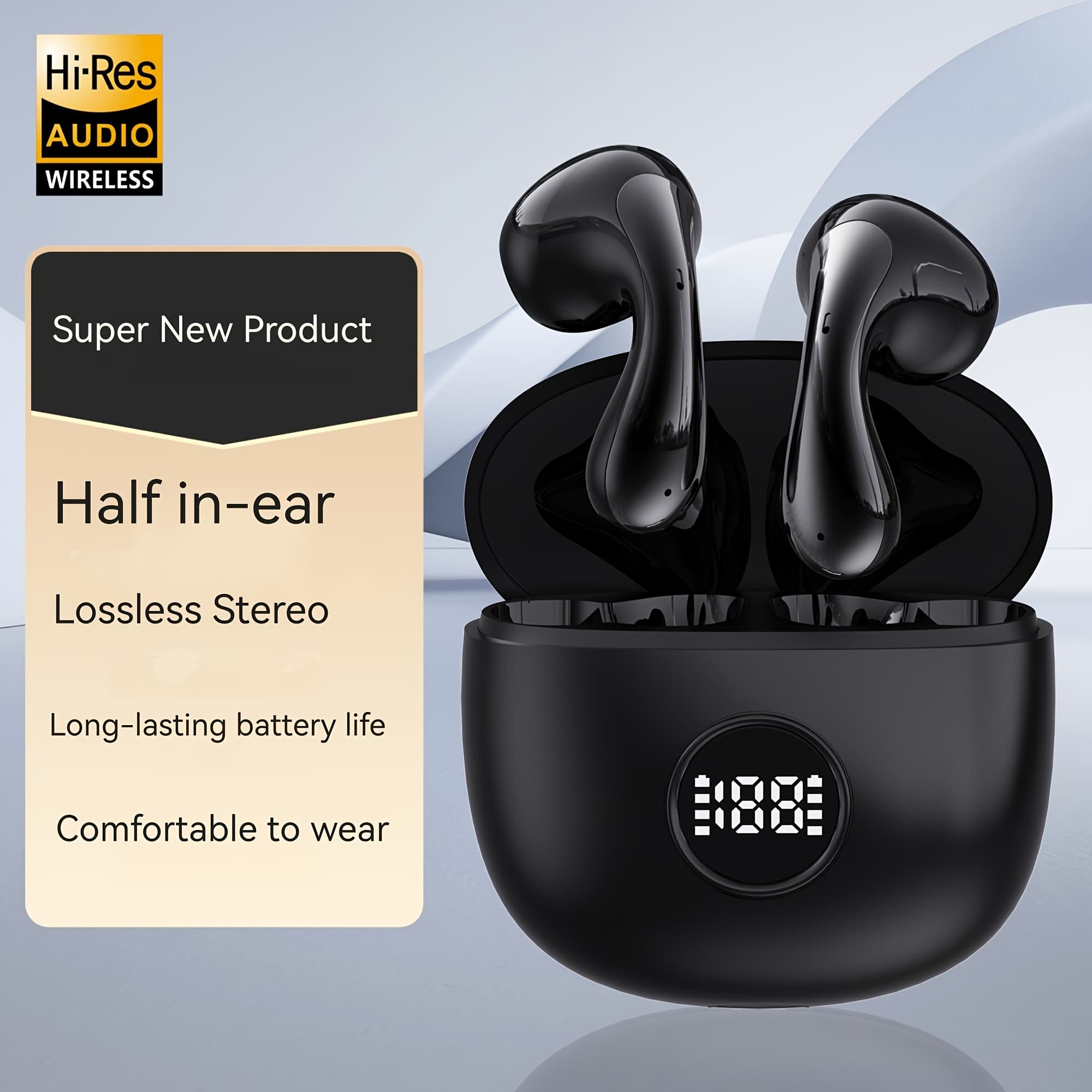 LX10.16 Cm Ear Gaming/sports/ Outdoor/ Leisure/ Sleep Wireless Earbuds (wireless Earphone/wireless Headphone) New Wireless Version Earbuds Low Delay