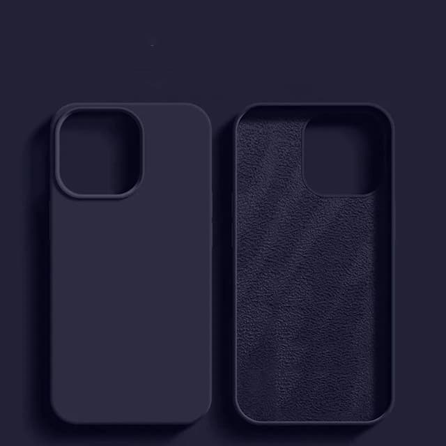 Nouvelle coque de téléphone en silicone liquide pour iPhone 13 14 11 12 Pro Max 15 Plus, coque antichoc souple