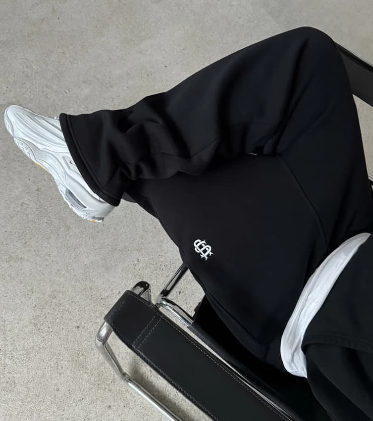 Pantalon de sport décontracté pour homme, style rétro Y2K, tendance hip-hop, taille élastique, fermeture éclair, ample, couleur unie