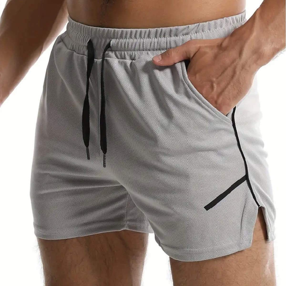 Men's Running Training Fitness Pants Summer Thin Breathable Quick Drying Basketball Pants