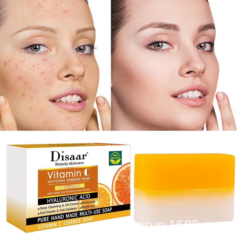 Bicolor Disaar Handmade VC Essential Oil Moisturizing, Brightening, Cleaning, and Facial Cleansing Hand Soap 2024