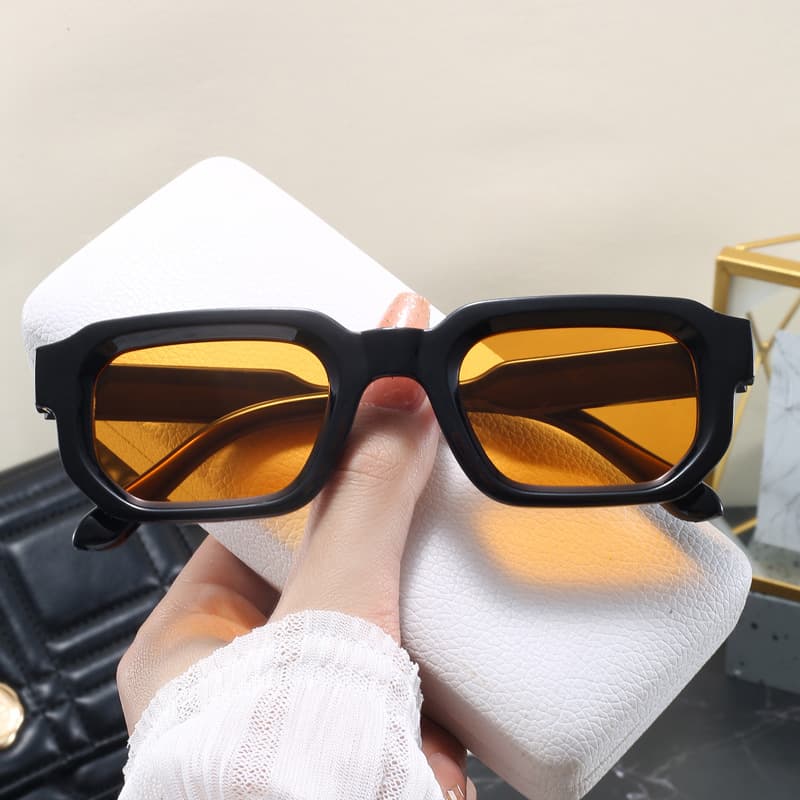 Unisex Sunglasses simple personality small frame square sunglasses female ins street shot sunscreen sunglasses