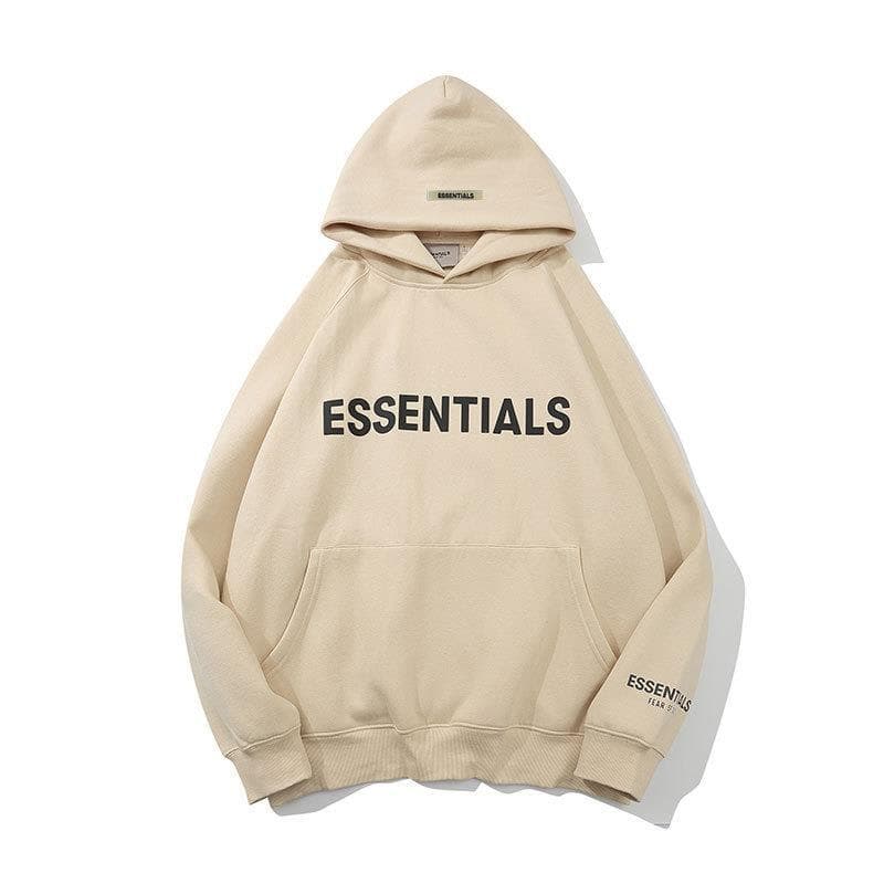 Trendy Brand Double Line Essentials Trendy New Chest Letter Pressé Adhésif Sweat à Capuche Tendance