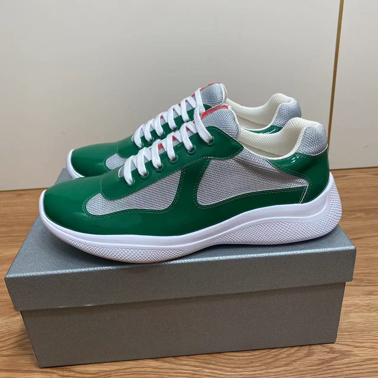 Chaussures de sport décontractées pour homme en cuir véritable noir de marque P, pointure 25, baskets de mode haut de gamme, nouveau modèle, gran