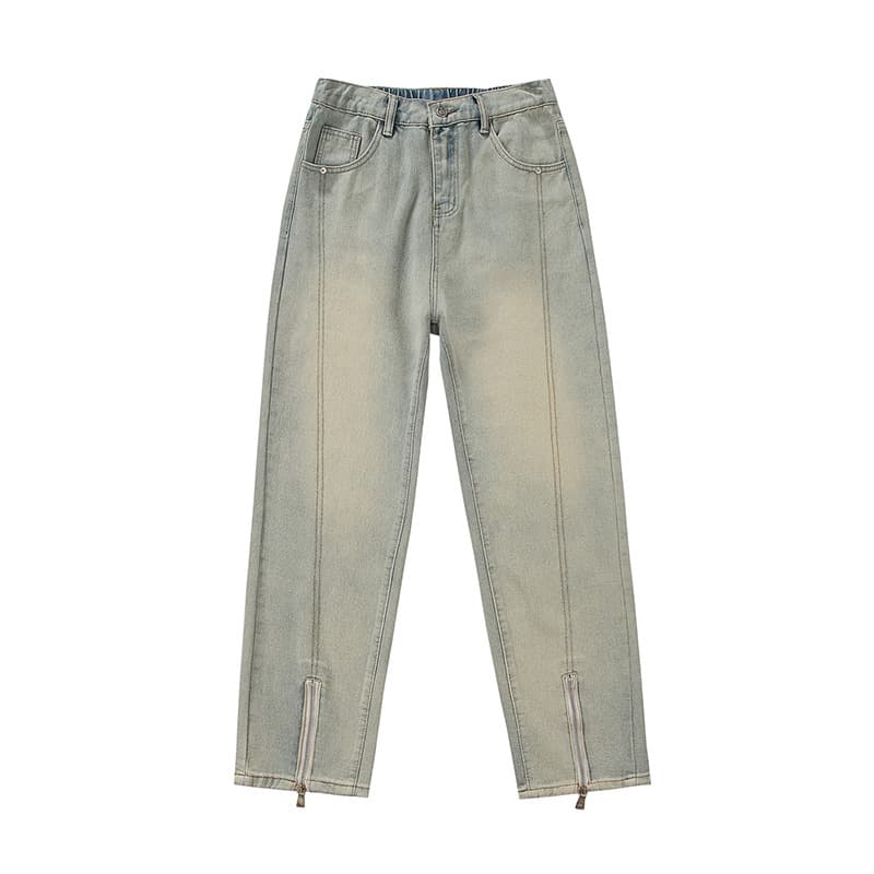 Men's Clothing fashion brand, retro loose wide leg casual long pants for boys, spring and autumn