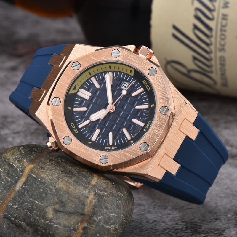 Wrist Watches for Men 2025 New Mens Watches All Dial Work quartz Watch High Quality Top Luxury Brand Clock Men Fashion Rubber watch band