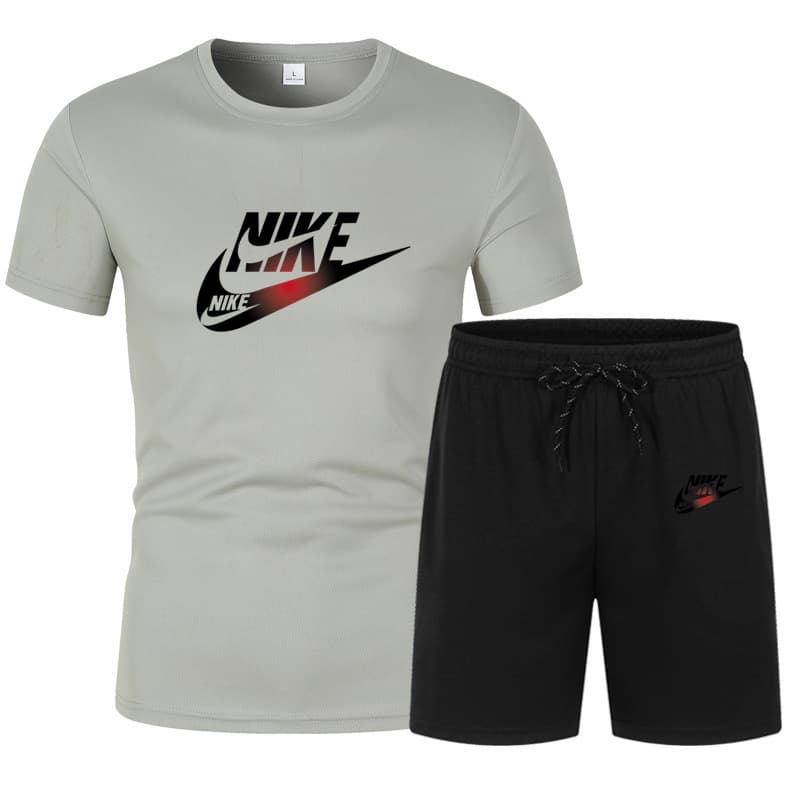 2023 été hommes ensemble imprimé à manches courtes T-shirt décontracté sport Jogging Shorts ensemble mode rue mode marque vêtements