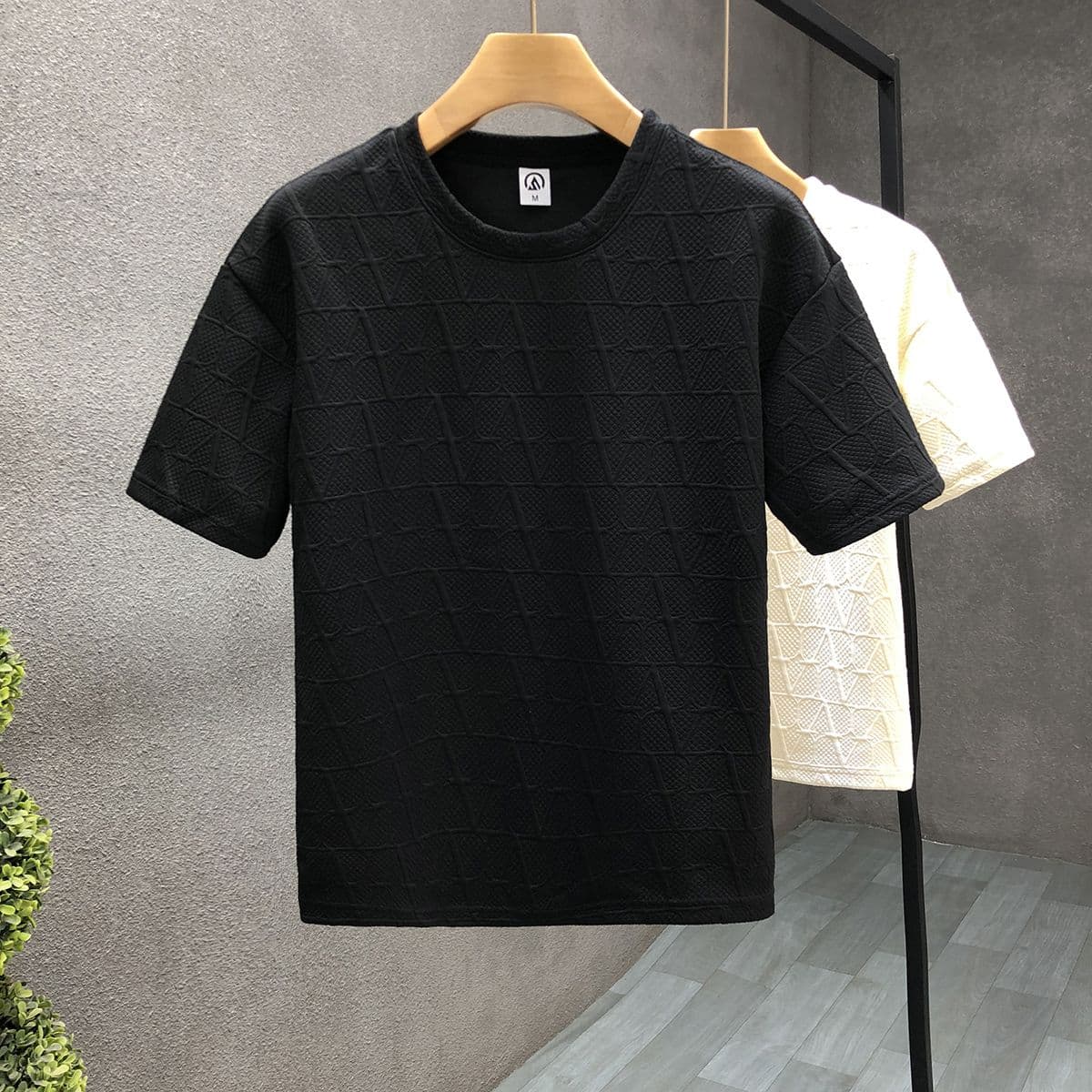 Popular Short-sleeved T-shirt Men's Trendy Brand Trendy Half-sleeved 2025 Summer New Men's Casual Handsome T-shirt