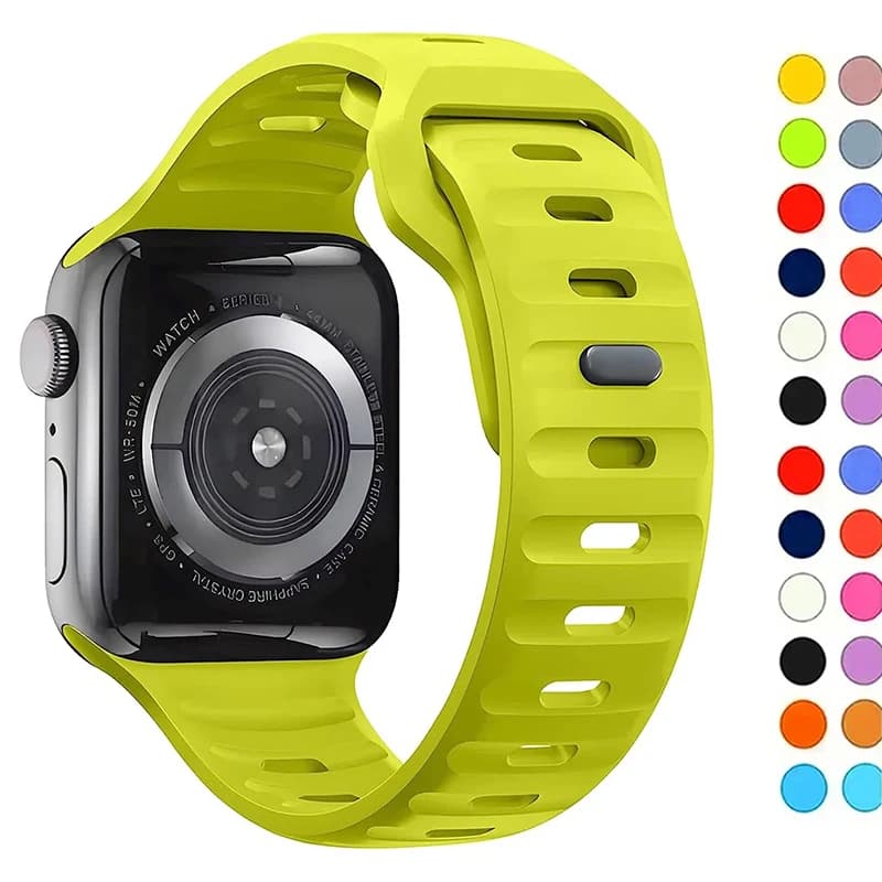 Strap For IWatch Band 49mm 44mm 45mm 41mm 40mm 42mm 38mm Soft Silicone Sport Bracelet Iwatch Serise 8 7 SE 6 5 9 Ultra 49mm