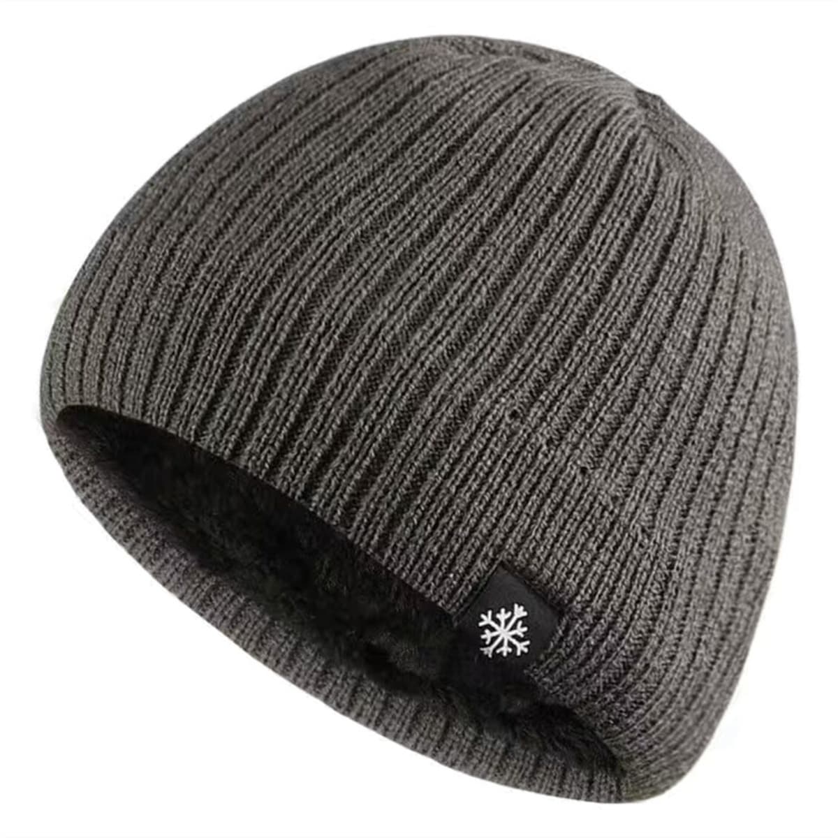 Unisex Hat Men's windproof and winterproof woolen hat men's winter padded padded warm ear-protective knitted hat