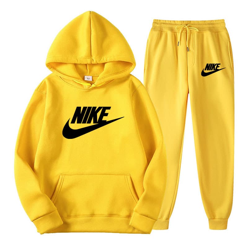 Ensemble de sport décontracté pour hommes et femmes, version coréenne d'automne, ample et à la mode, coupe slim, sweat-shirt à capuche, pantalon