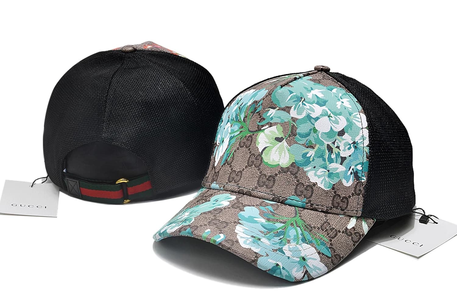 Casquette de camionneur à pression avec empiècements en maille