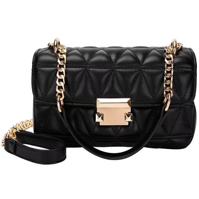 Women's diamond chain bag female trendy fashion all match high end online celebrity shoulder messenger bag small