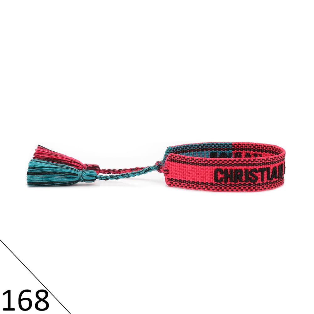 Bracelet unisexe tendance avec lettres tressées