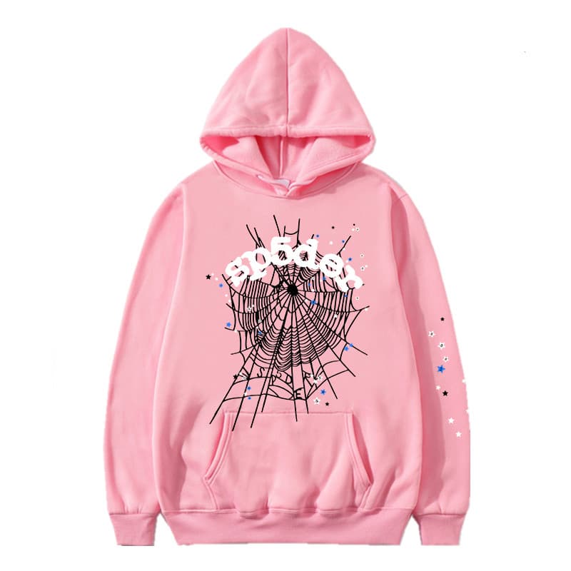 Sweat à capuche et pantalon de survêtement imprimé automne/hiver de la série Spider 555