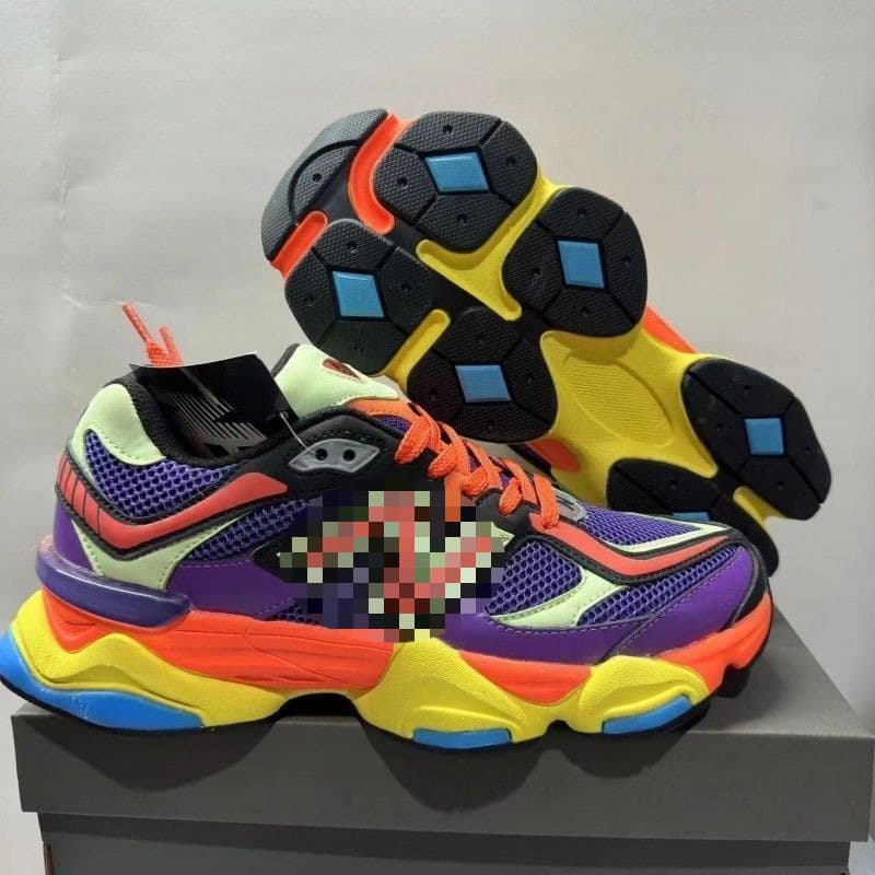 Les chaussures unisexes décontractées et tendance 9060 présentent un design à lacets bas, souple et confortable, à la fois moderne et polyvalent
