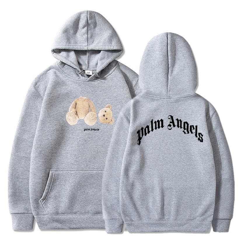 Chaopai palmier Angel Bear anges ours ours en peluche couple imprimé Sweat à capuche