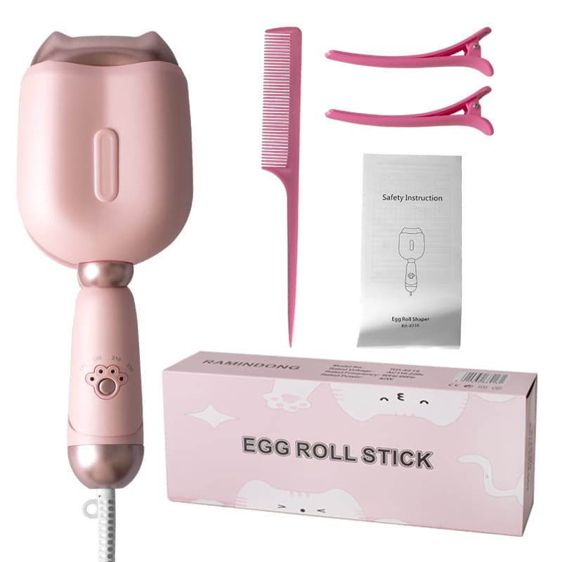 cat claw egg roll curling stick egg roll device water ripple female lazy dormitory egg roll stick small splint