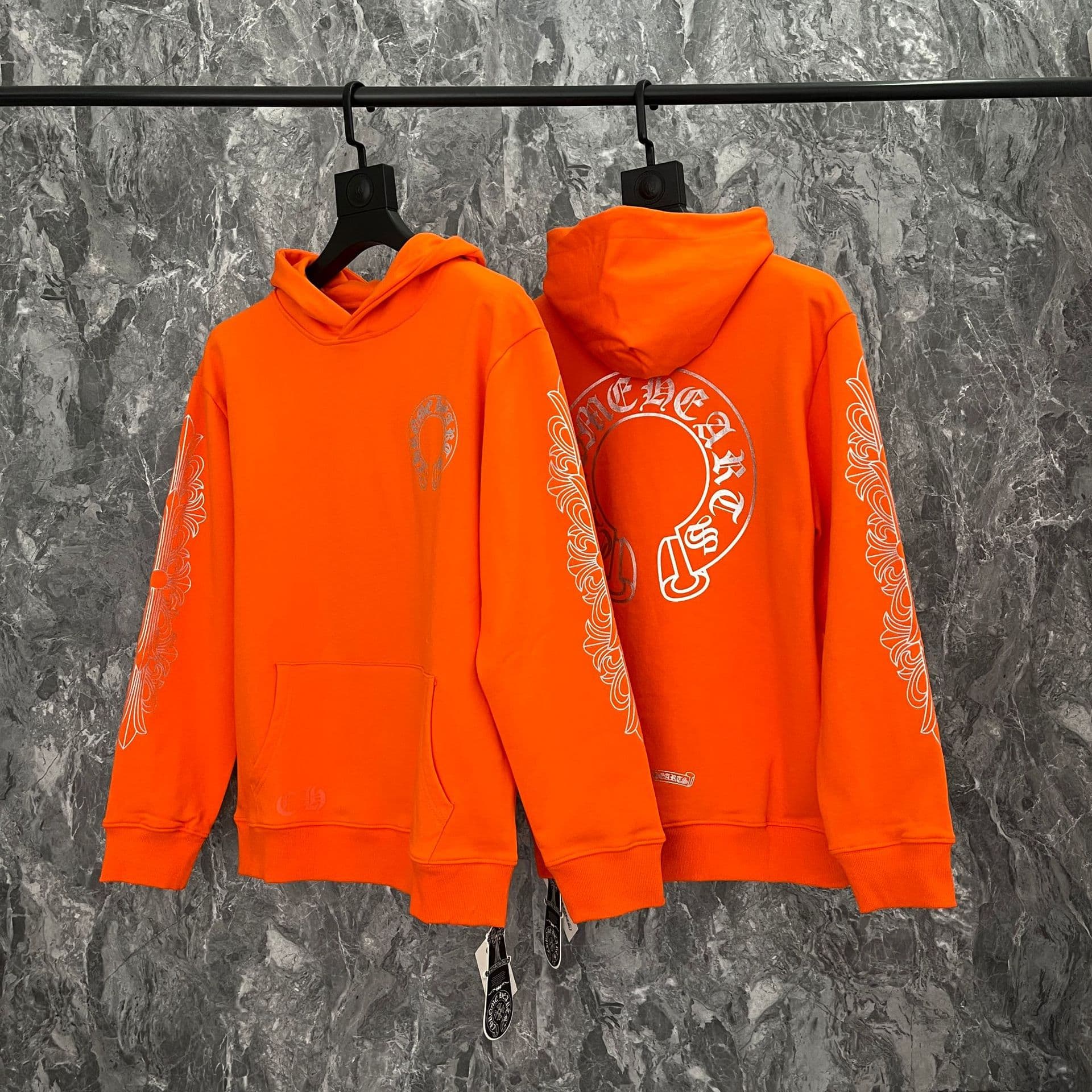 Sweat à capuche Chrome Hearts Cross, version correcte 25ss, polyvalent et tendance, vente en gros