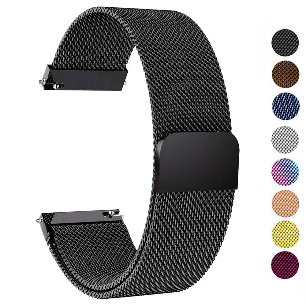 20mm 22mm strap For Samsung Galaxy watch 4/classic/46mm/42mm/Active 2 Gear S3 Frontier Magnetic bracelet Huawei GT/2/3/Pro band