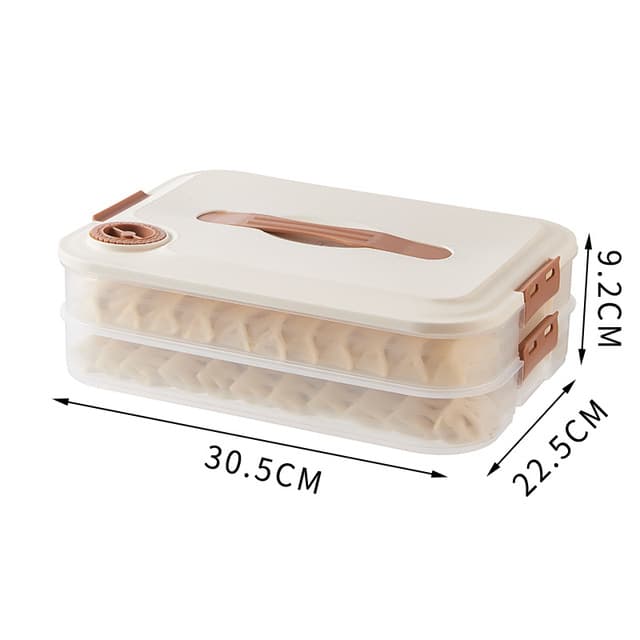 Kitchen Dumpling Storage Box Frozen Box Multi-layer Food Grade Household Dumpling Frozen Crisper Kitchen Tool Kitchen Organizer