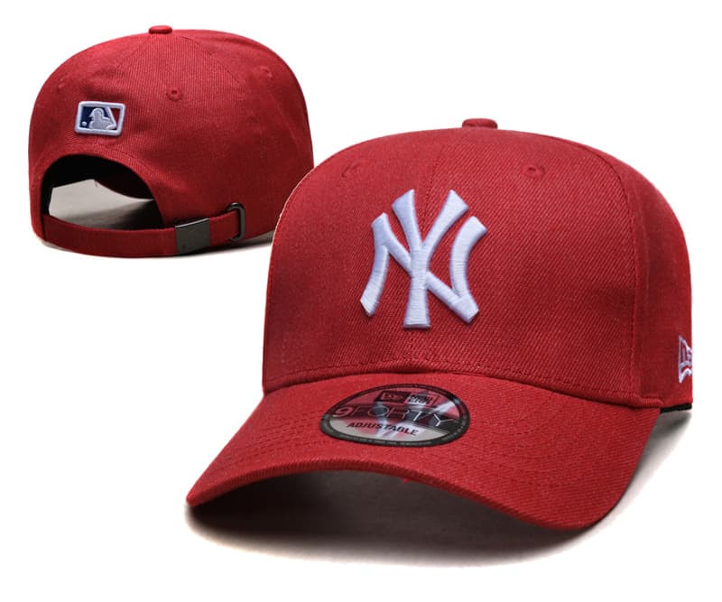 Casquette unisexe transfrontalière, grand logo, visière rigide, broderie, style sport décontracté NY, commerce extérieur