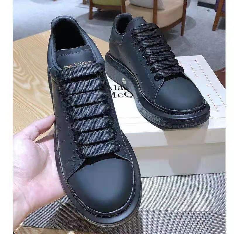 Chaussures pour hommes M CQueen noires, baskets compensées, chaussures blanches pour couples, chaussures décontractées, respirantes et polyvalente