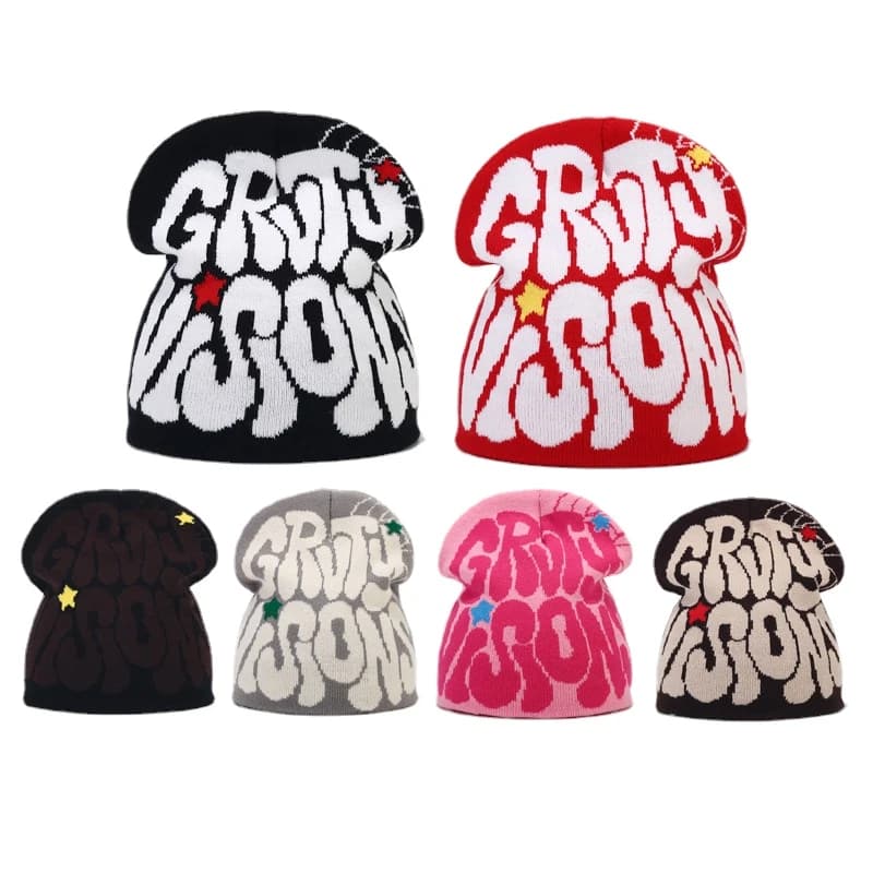 Winter Herbst gestrickte Wolle minus zwei Mütze Cargo Y2k Mütze für Männer Frauen Kanye Mützen Gorras Hombre Top halten warm Hut wind dicht