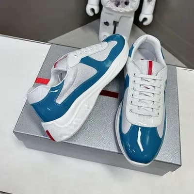 Chaussures de course polyvalentes en cuir verni véritable de haute qualité pour l'été 2025 de la Coupe des Amériques