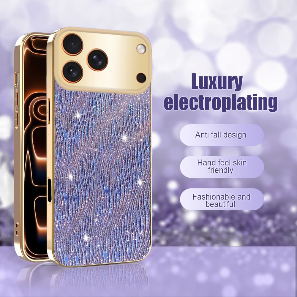 Luxury Electroplate TPU Phone Cover For Iphone 15 14 13 Pro 17 Air 17Pro Max 16E 16 Plus Case Shockprooof Coque Funda