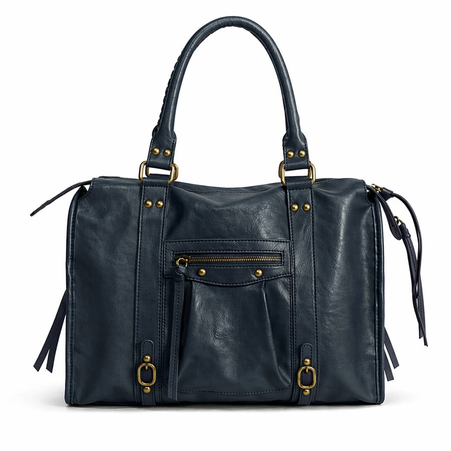 Fashion Large Capacity Tote Designer Women Handbs Luxury Vinte Soft Pu Leather Shoulder Bs Trend Motorcycle City