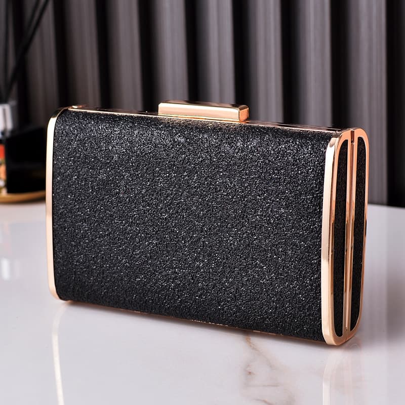fashion PU dinner bag cross-border e-commerce dress bag shiny banquet bag socialite party female clutch bag