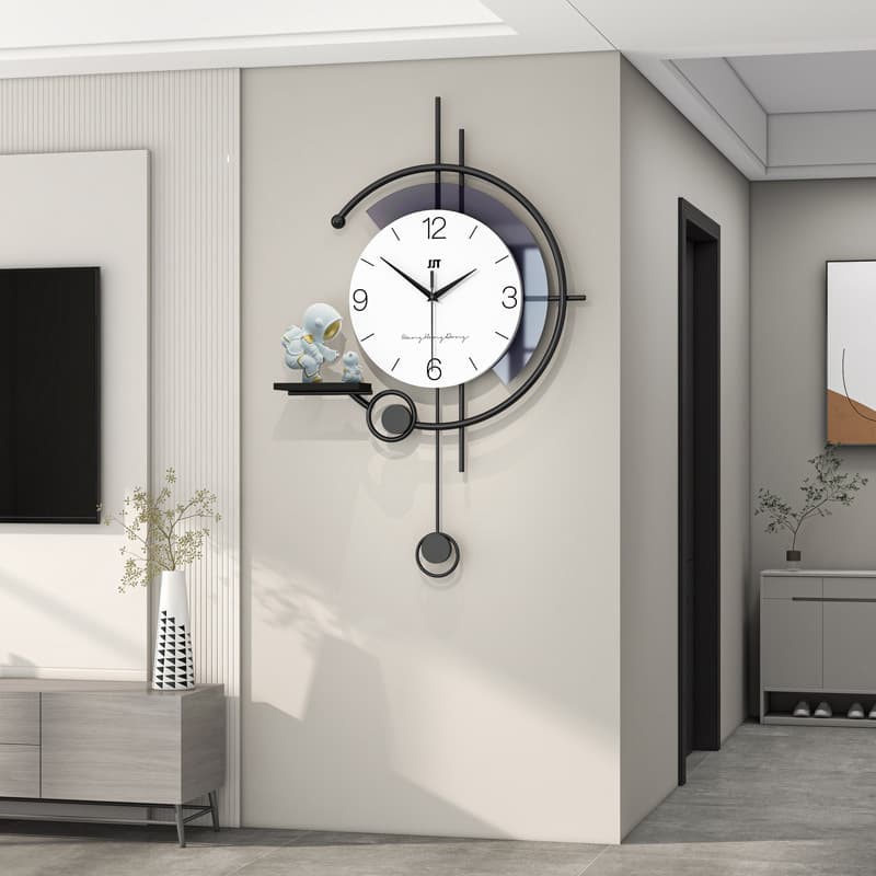 Modern Wall Clock – Silent Sweep Movement, Battery-Powered Round Clock For Living Room & Bedroom Decor (No-Tick Design, Multiple Sizes & Styles)​