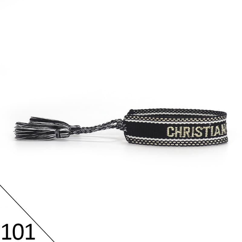Bracelet unisexe tendance avec lettres tressées