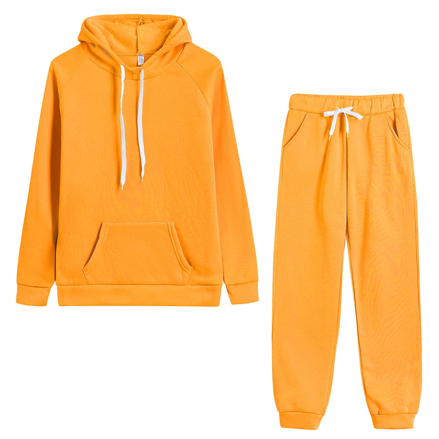 large size loose temperament leisure style age reducing long sleeved hooded sweater sports suit