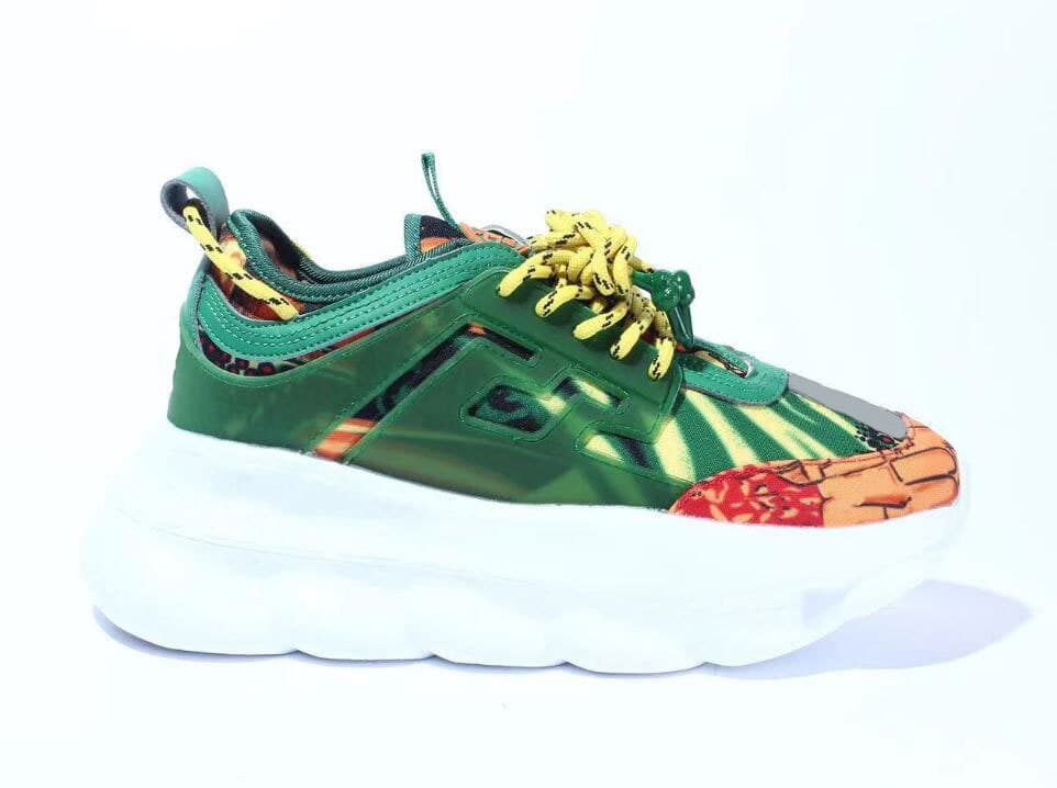 Chaussures de sport décontractées, chaîne de commerce extérieur transfrontalier, station européenne, chaussures de papa rétro, semelle épaisse