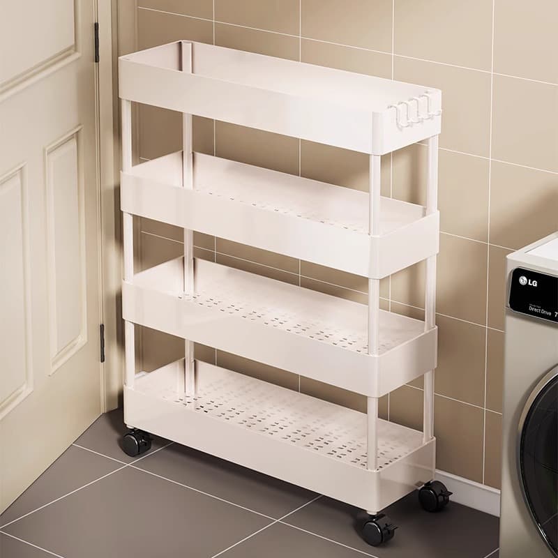 Narrow Rack Behind The Door, Storage Artifact, Floor Standing Trolley, Bathroom Toilet Gap, Home Multi Layer Rack