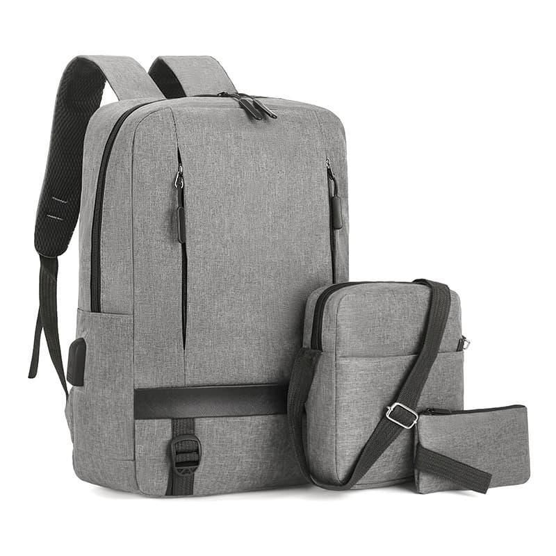 Men's Backpack New Schoolbag For Boys High School Students Men's Sports Fashion Style Large Capacity Men's Business Backpack Three Piece Set
