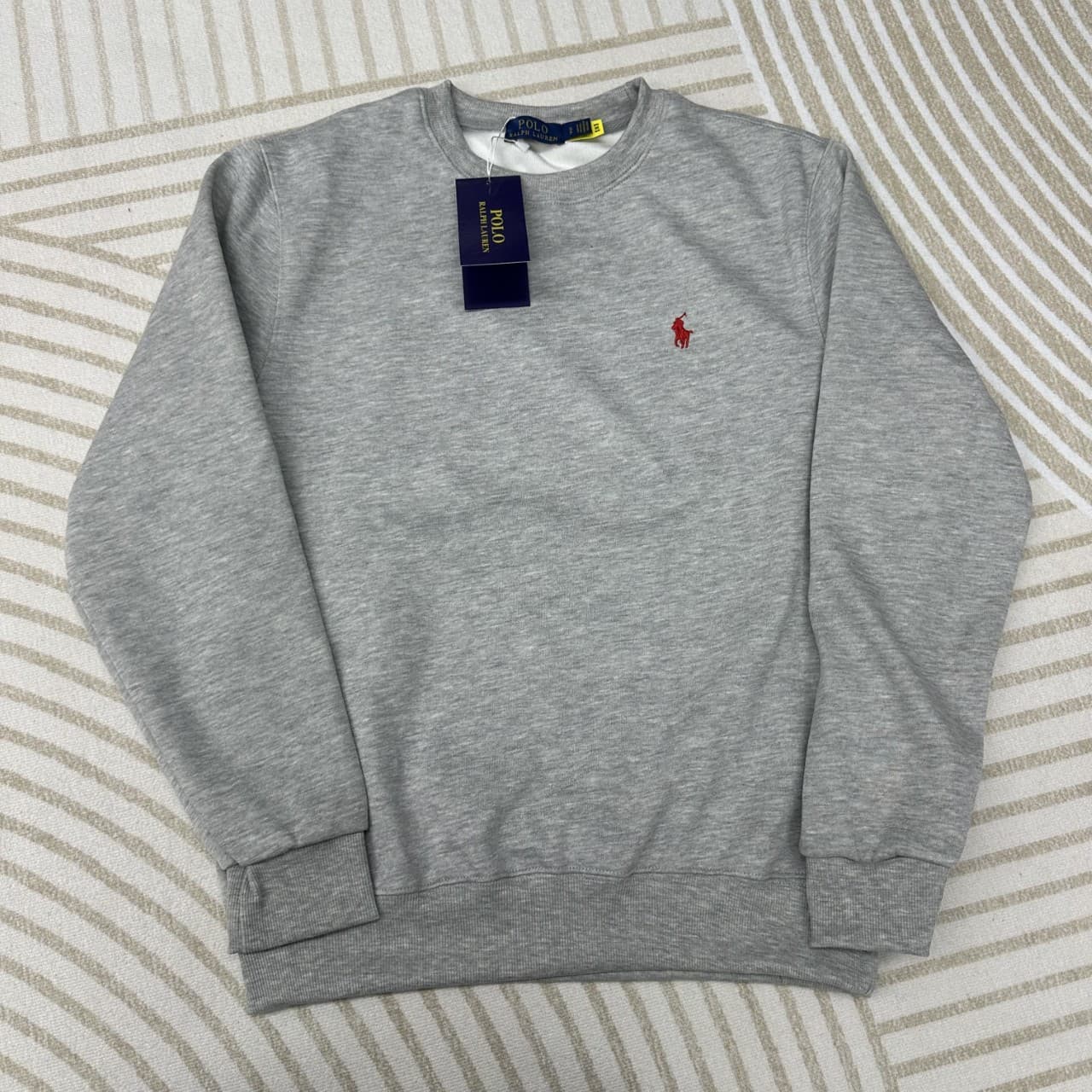 Sweat-shirt Polo Ralph Lauren à col rond, logo poney classique brodé, en coton décontracté pour homme