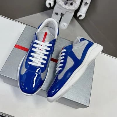 Chaussures de course polyvalentes en cuir verni véritable de haute qualité pour l'été 2025 de la Coupe des Amériques
