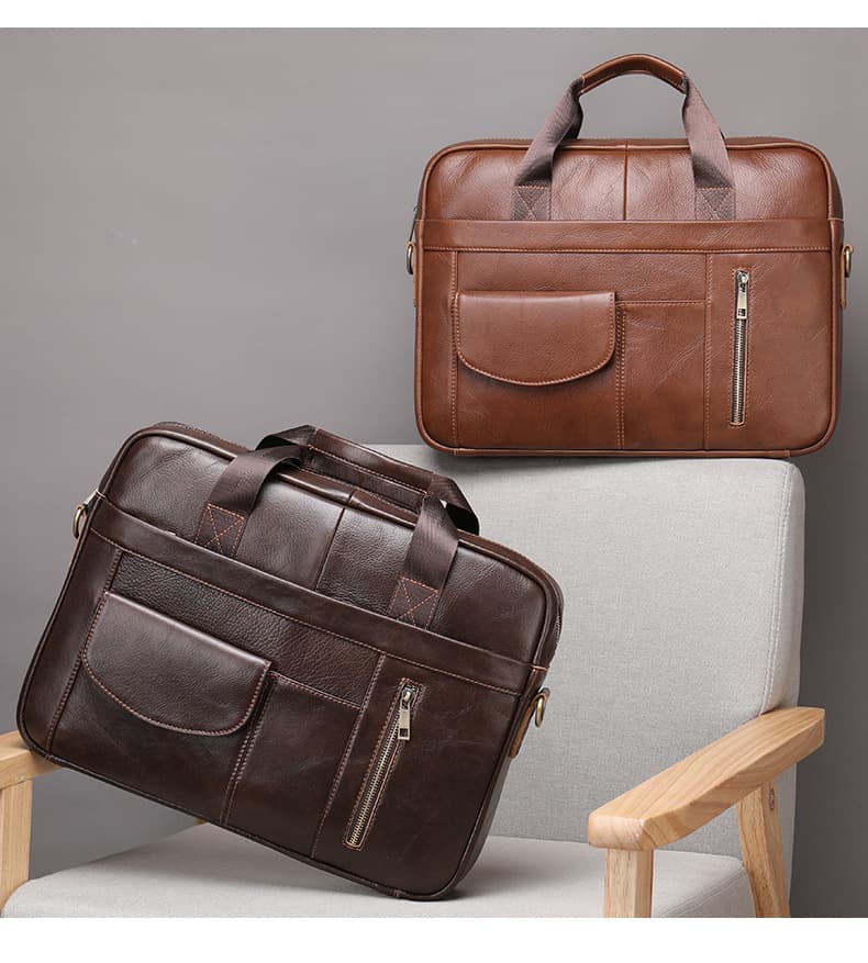 Men's Bags Marant Briefcase Men's Business Bag Genuine Leather Men's Handbag First Layer Cowhide Computer Bag Casual Business Bag Men