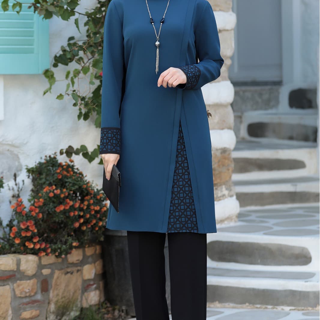 Women's Middle Eastern style suit, dubai abaya, two-piece, Muslim clothing, Southeast Asian clothing