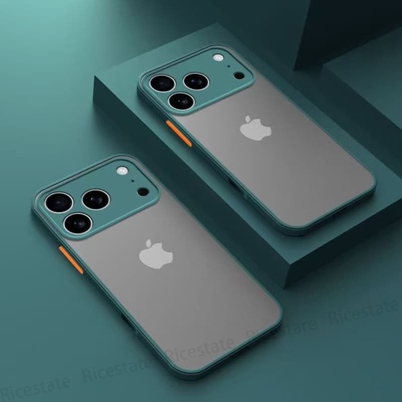Coque de téléphone antichoc pour iPhone 17 Pro Max, iPhone 17 Pro, iPhone 17 Air, coque rigide en silicone