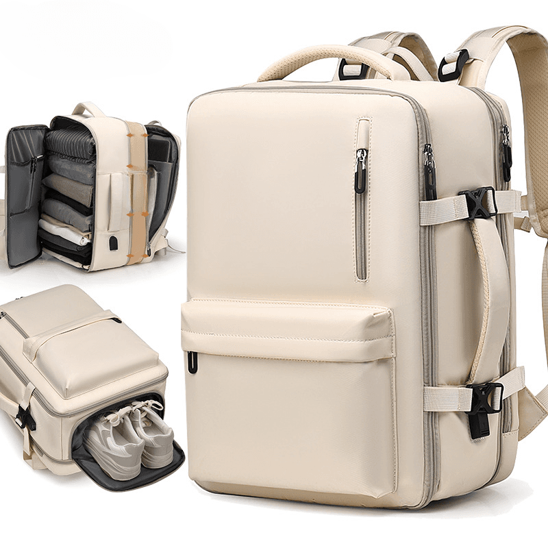 Fashionable men's backpack with high-end feel, large capacity women's trendy travel backpack, waterproof computer bag