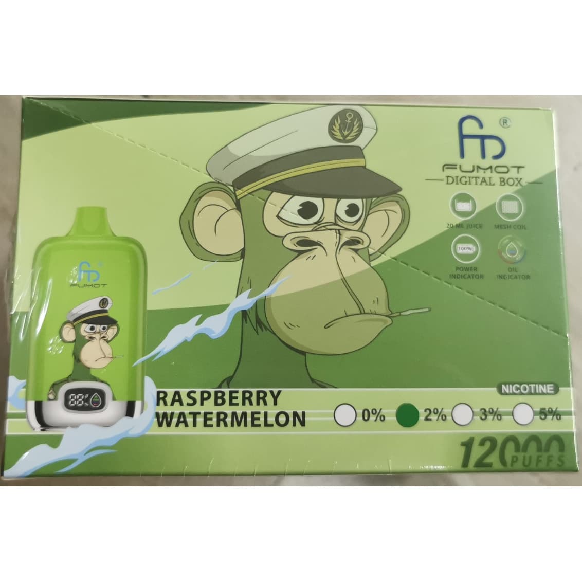 Kit de démarrage de cigarettes électroniques jetables RANDM TORNADO 33 saveurs, 2, 5 ou 10 bouffées, 12 000 bouffées