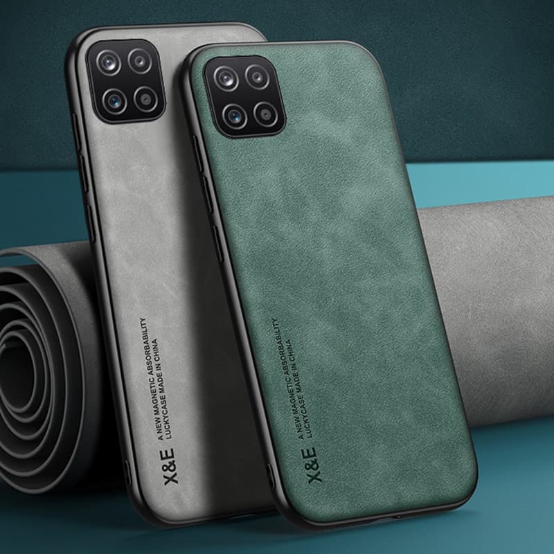 Luxury Leather Phone Case For Samsung Galaxy A12 A22 A52 A52S A72 A21S A31 A51 A71 M12 M22 M32 Back Cover Silicone Case