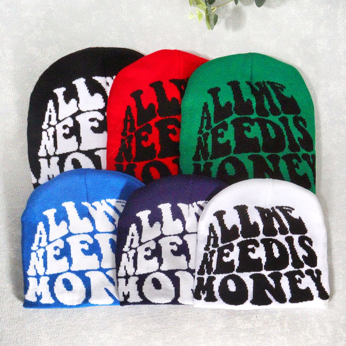 Men's Hats Wool hats with English letters, new styles